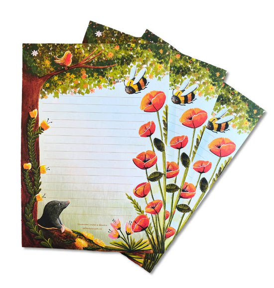 Notitieblok/Briefpapier - Mol