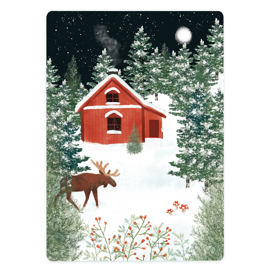 Christmas Card - Moose at Red House