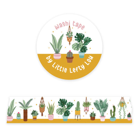 Washi Tape Wide - Houseplants