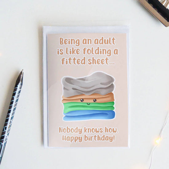 Greeting Card - Fitted Sheets