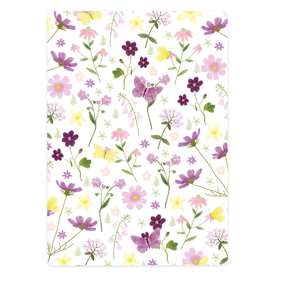 Card - Spring Flowers and Butterflies
