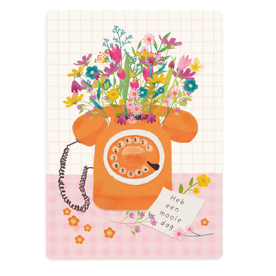 Card - Retro Telephone - Have a nice day