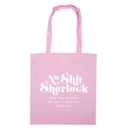 Bag - No Shit Sherlock - Pink