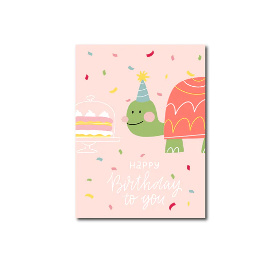 Card - Happy Birthday Turtle