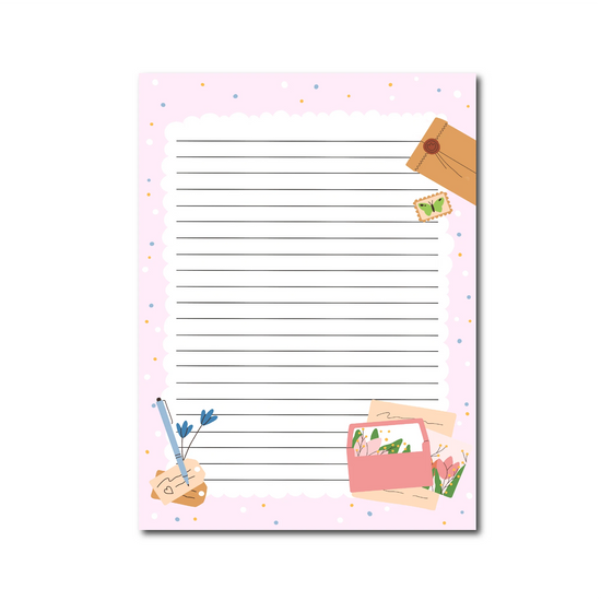 Notepad A5 - Stationery Pink