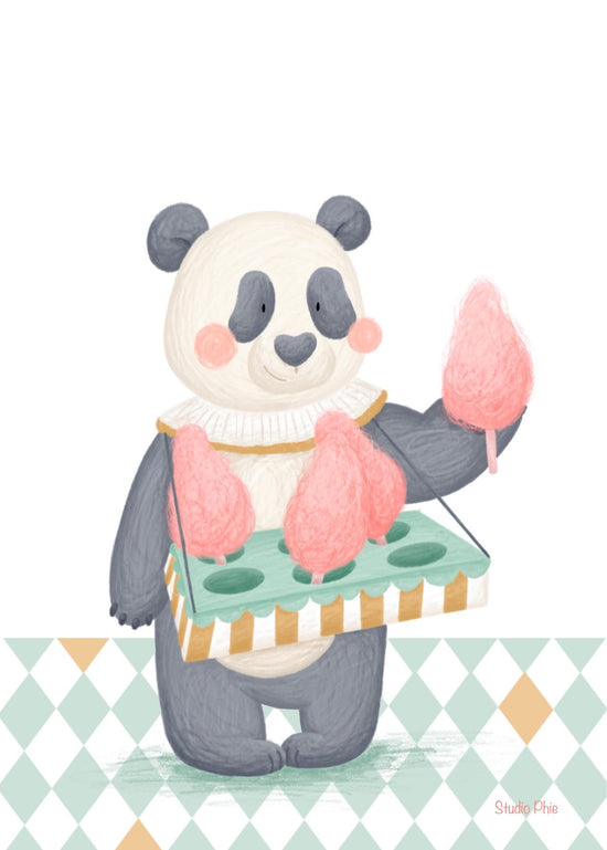 Card - Cotton Candy Panda