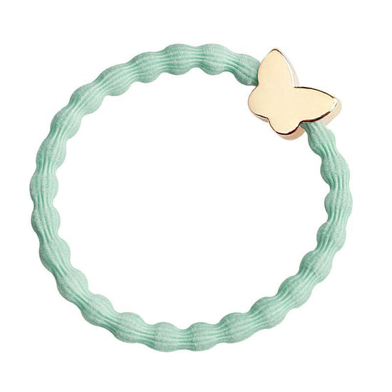 Hair elastic - Gold Butterfly Mint