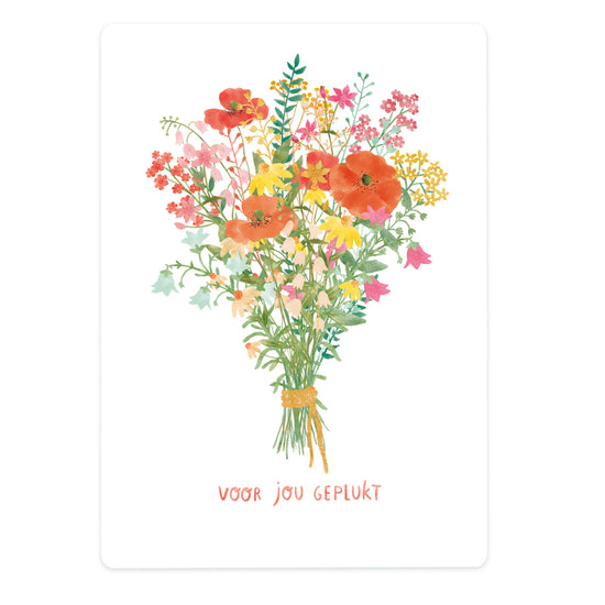 Card - Field bouquet - Picked for you