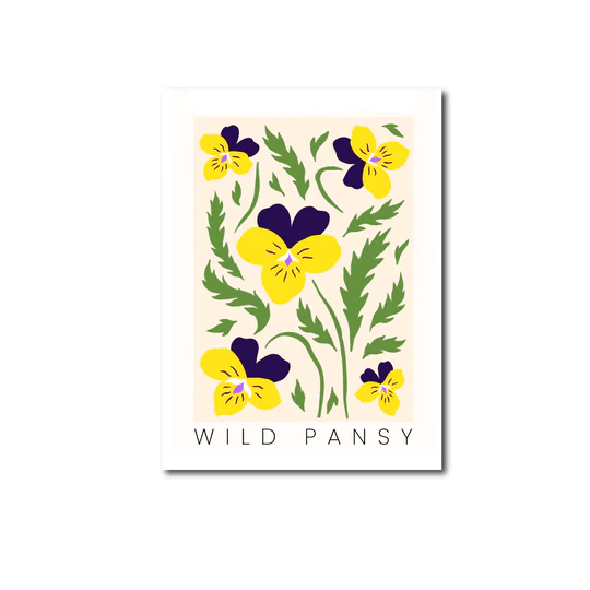 Card - Wild Pansy